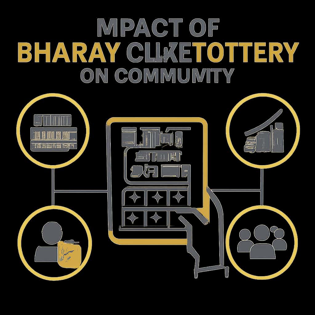 Illustration depicting shared community experiences through Bharat Club Lottery.