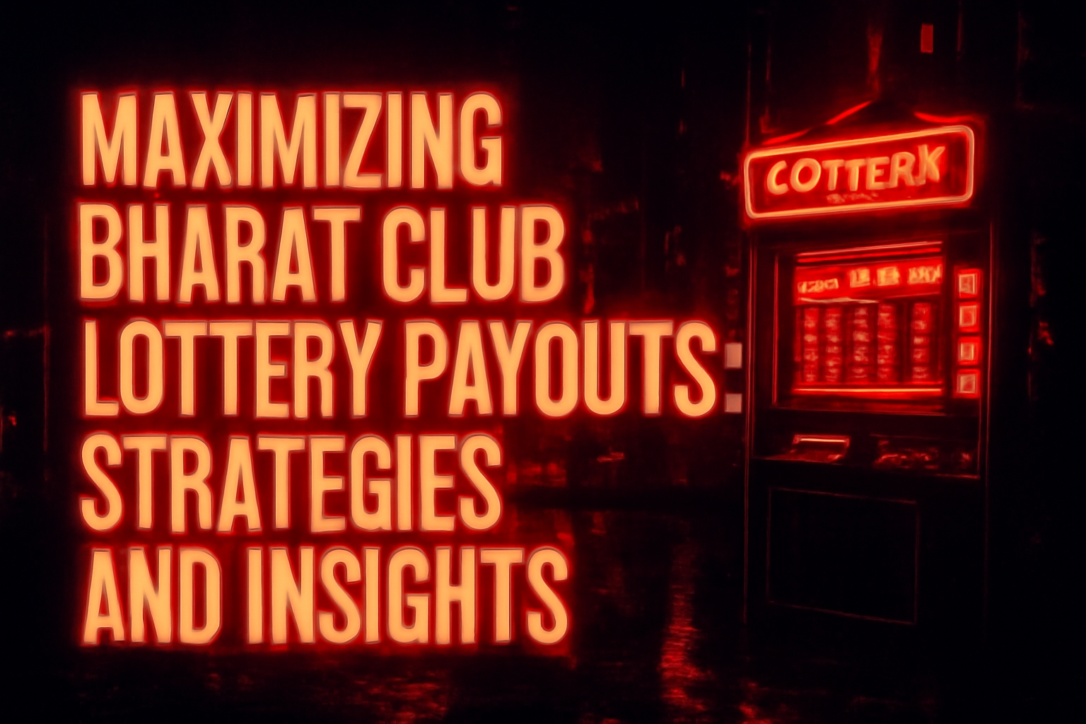 A neutral scene illustrating login troubleshooting steps for the Bharat Club Lottery platform.